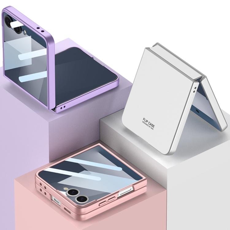 For Samsung Galaxy Z Flip7 5G GKK Integrated Ultra-thin Full Coverage Phone Case(Grey) - Galaxy Z Flip7 5G Cases by GKK | Online Shopping UK | buy2fix