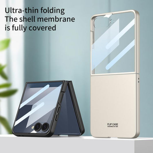For Samsung Galaxy Z Flip7 5G GKK Integrated Ultra-thin Full Coverage Phone Case(Titanium Grey) - Galaxy Z Flip7 5G Cases by GKK | Online Shopping UK | buy2fix