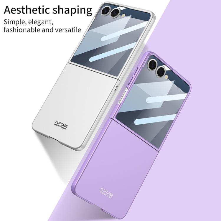 For Samsung Galaxy Z Flip7 5G GKK Integrated Ultra-thin Full Coverage Phone Case(Titanium Grey) - Galaxy Z Flip7 5G Cases by GKK | Online Shopping UK | buy2fix