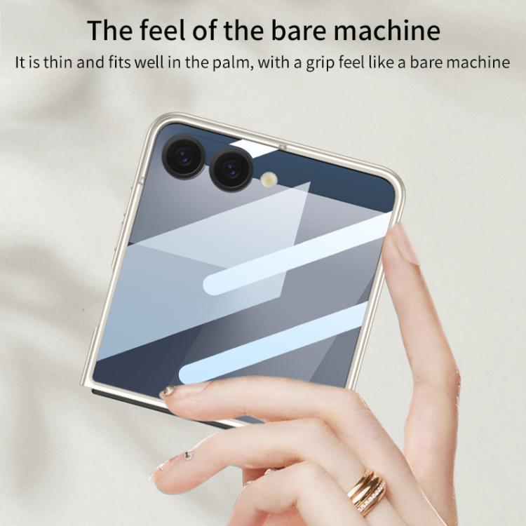 For Samsung Galaxy Z Flip7 5G GKK Integrated Ultra-thin Full Coverage Phone Case(Grey) - Galaxy Z Flip7 5G Cases by GKK | Online Shopping UK | buy2fix