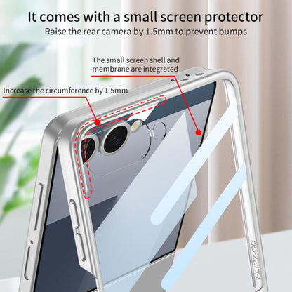 For Samsung Galaxy Z Flip7 5G GKK Integrated Ultra-thin Full Coverage Phone Case(Grey) - Galaxy Z Flip7 5G Cases by GKK | Online Shopping UK | buy2fix