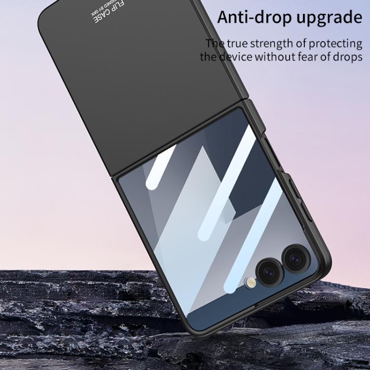 For Samsung Galaxy Z Flip7 5G GKK Integrated Ultra-thin Full Coverage Phone Case(Silver) - Galaxy Z Flip7 5G Cases by GKK | Online Shopping UK | buy2fix