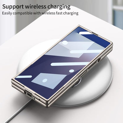 For Samsung Galaxy Z Fold7 5G GKK Integrated Ultra-thin Side Wristband Phone Case, Not Included Pen(Blue) - Galaxy Z Fold7 5G Cases by GKK | Online Shopping UK | buy2fix