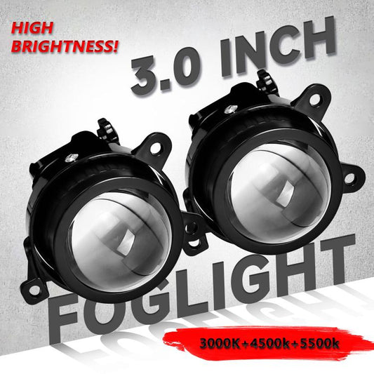 T11 2pcs/Pack 55W 3 inch High Power Dual Lens Fog Light, Low Holder for LADA Priora 2007-2013 - Fog / Driving Lights by buy2fix | Online Shopping UK | buy2fix