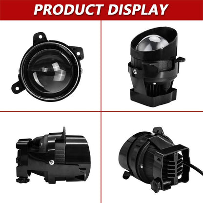 T11 2pcs/Pack 55W 3 inch High Power Dual Lens Fog Light, Left and Right Oblique Angle for LADA 2190 / 2192 - Fog / Driving Lights by buy2fix | Online Shopping UK | buy2fix