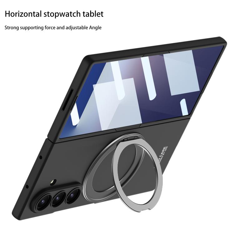 For Samsung Galaxy Z Fold7 5G GKK Integrated Ultra-thin Full Cover Magnetic Phone Case with Rotating Bracket(Green) - Galaxy Z Fold7 5G Cases by GKK | Online Shopping UK | buy2fix