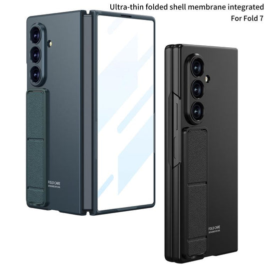 For Samsung Galaxy Z Fold7 5G GKK Integrated Ultra-thin Full Cover Phone Case with Bracket(Titanium Grey) - Galaxy Z Fold7 5G Cases by GKK | Online Shopping UK | buy2fix