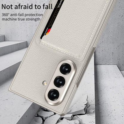 For Samsung Galaxy Z Fold7 5G GKK Integrated Ultra-thin Leather Phone Case with Card Slots(Green) - Galaxy Z Fold7 5G Cases by GKK | Online Shopping UK | buy2fix