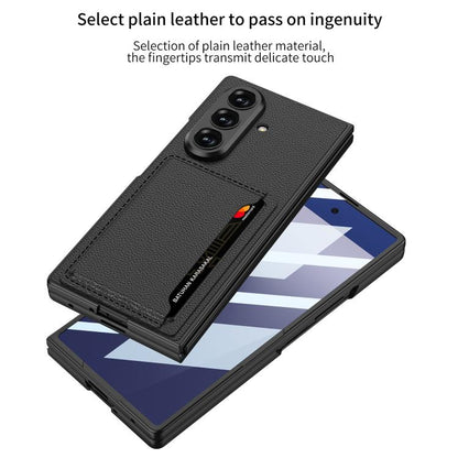 For Samsung Galaxy Z Fold7 5G GKK Integrated Ultra-thin Leather Phone Case with Card Slots(Green) - Galaxy Z Fold7 5G Cases by GKK | Online Shopping UK | buy2fix