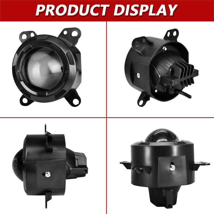 T14 2pcs/Pack 55W 3 inch High Power Dual Lens Fog Light Left and Right Mount Holder Style, For DAF Trucks - Fog / Driving Lights by buy2fix | Online Shopping UK | buy2fix