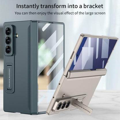 For Samsung Galaxy Z Fold7 5G GKK Integrated HD Film Magnetic Folding Full Cover Phone Case(Silver) - Galaxy Z Fold7 5G Cases by GKK | Online Shopping UK | buy2fix