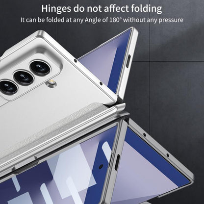 For Samsung Galaxy Z Fold7 5G GKK Integrated HD Film Magnetic Folding Full Cover Phone Case(Silver) - Galaxy Z Fold7 5G Cases by GKK | Online Shopping UK | buy2fix