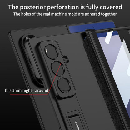 For Samsung Galaxy Z Fold7 5G GKK Integrated HD Film Magnetic Folding Full Cover Phone Case(Green) - Galaxy Z Fold7 5G Cases by GKK | Online Shopping UK | buy2fix