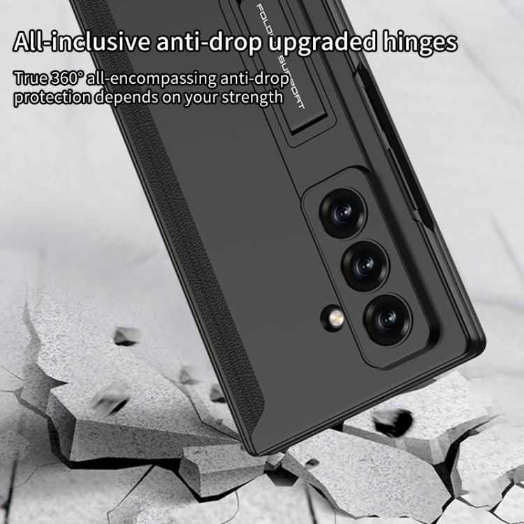 For Samsung Galaxy Z Fold7 5G GKK Integrated HD Film Magnetic Folding Full Cover Phone Case(Silver) - Galaxy Z Fold7 5G Cases by GKK | Online Shopping UK | buy2fix