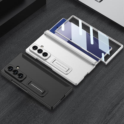 For Samsung Galaxy Z Fold7 5G GKK Integrated HD Film Magnetic Folding Full Cover Phone Case(Silver) - Galaxy Z Fold7 5G Cases by GKK | Online Shopping UK | buy2fix