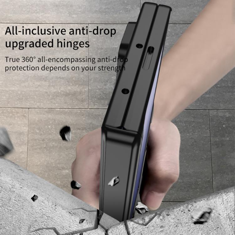 For Samsung Galaxy Z Fold7 5G GKK Integrated HD Film Magnetic Folding Full Cover Phone Case(Silver) - Galaxy Z Fold7 5G Cases by GKK | Online Shopping UK | buy2fix