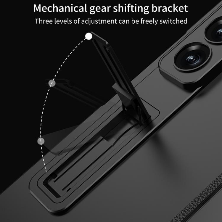 For Samsung Galaxy Z Fold7 5G GKK Integrated HD Film Magnetic Folding Full Cover Phone Case(Silver) - Galaxy Z Fold7 5G Cases by GKK | Online Shopping UK | buy2fix