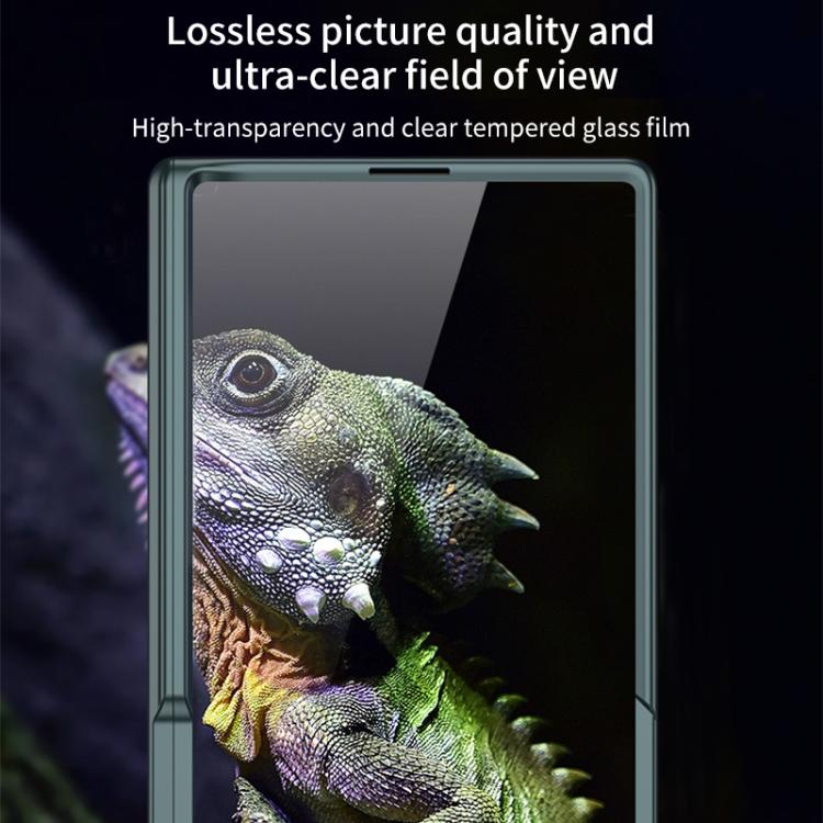 For Samsung Galaxy Z Fold7 5G GKK Integrated HD Film Magnetic Folding Full Cover Phone Case(Silver) - Galaxy Z Fold7 5G Cases by GKK | Online Shopping UK | buy2fix