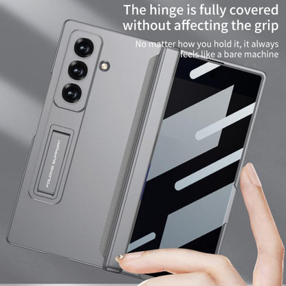 For Samsung Galaxy Z Fold7 5G GKK Integrated Privacy Film Magnetic Folding Full Cover Phone Case(Green) - Galaxy Z Fold7 5G Cases by GKK | Online Shopping UK | buy2fix
