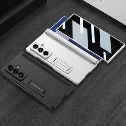For Samsung Galaxy Z Fold7 5G GKK Integrated Privacy Film Magnetic Folding Full Cover Phone Case(Titanium Grey) - Galaxy Z Fold7 5G Cases by GKK | Online Shopping UK | buy2fix