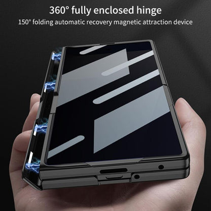 For Samsung Galaxy Z Fold7 5G GKK Integrated Privacy Film Magnetic Folding Full Cover Phone Case(Titanium Grey) - Galaxy Z Fold7 5G Cases by GKK | Online Shopping UK | buy2fix