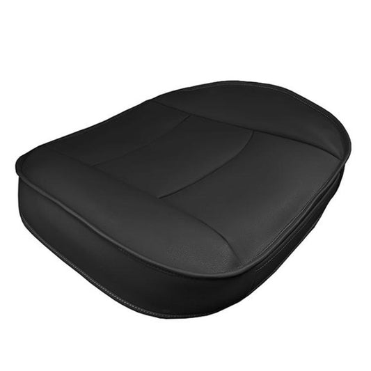 Car SUV PU Leather Seat Cushion Pad(Black) - Seat Accessories by buy2fix | Online Shopping UK | buy2fix