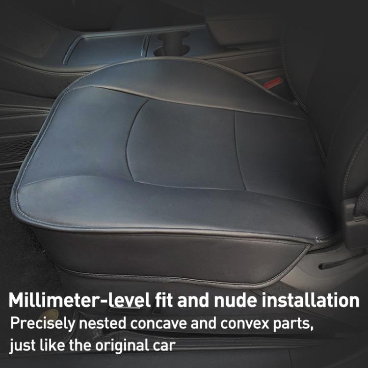 Car SUV PU Leather Seat Cushion Pad(Grey) - Seat Accessories by buy2fix | Online Shopping UK | buy2fix