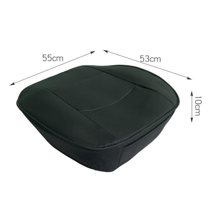 Car SUV PU Leather Seat Cushion Pad(Beige) - Seat Accessories by buy2fix | Online Shopping UK | buy2fix