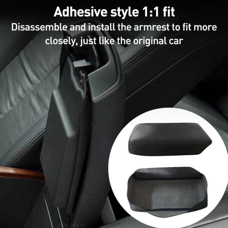 Car Central Armrest Box Protective Leather Cover for Nissan Teana 2007-2012(Beige Elastic Band) - Seat Accessories by buy2fix | Online Shopping UK | buy2fix