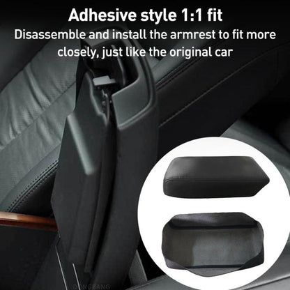 Car Central Armrest Box Protective Leather Cover for Nissan Teana 2007-2012(Beige Elastic Band) - Seat Accessories by buy2fix | Online Shopping UK | buy2fix