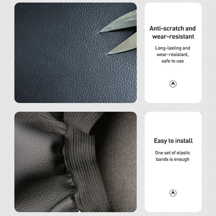 Car Central Armrest Box Protective Leather Cover for Nissan Teana 2007-2012(Grey Adhesive) - Seat Accessories by buy2fix | Online Shopping UK | buy2fix