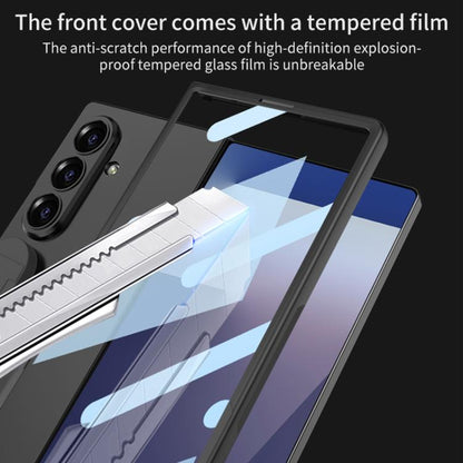 For Samsung Galaxy Z Fold7 5G GKK Integrated Silicone Wristband Folding Phone Case(Titanium Gray) - Galaxy Z Fold7 5G Cases by GKK | Online Shopping UK | buy2fix