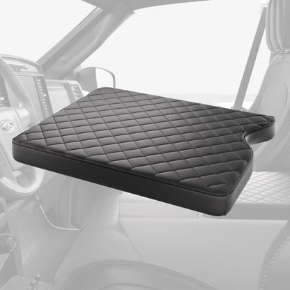 Car Central Armrest Box Protective Leather Cover Mat for Ford F150 2015-2022(Black) - Seat Accessories by buy2fix | Online Shopping UK | buy2fix