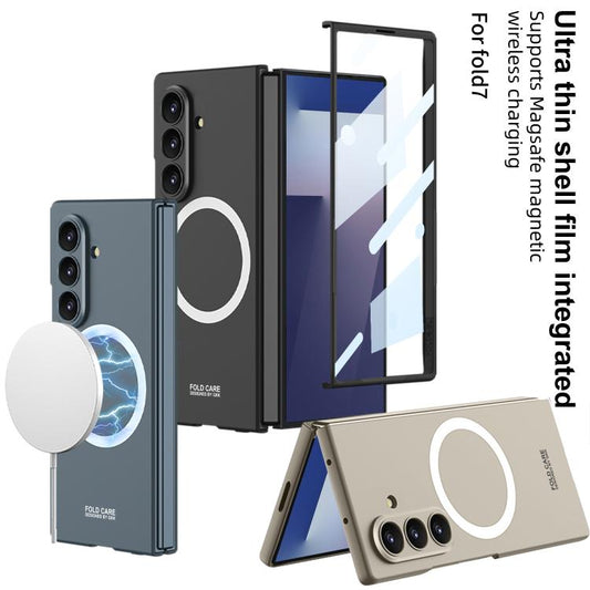 For Samsung Galaxy Z Fold7 5G GKK Integrated Ultra-thin MagSafe Phone Case(Titanium Gray) - Galaxy Z Fold7 5G Cases by GKK | Online Shopping UK | buy2fix