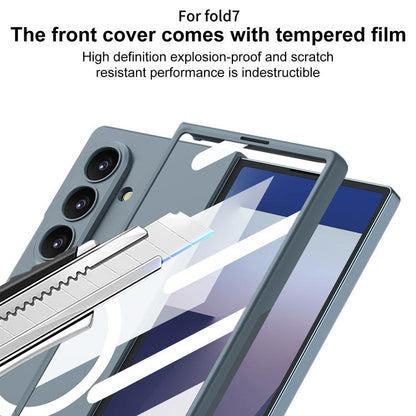 For Samsung Galaxy Z Fold7 5G GKK Integrated Ultra-thin MagSafe Phone Case(Titanium Gray) - Galaxy Z Fold7 5G Cases by GKK | Online Shopping UK | buy2fix