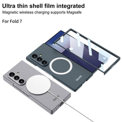 For Samsung Galaxy Z Fold7 5G GKK Integrated Ultra-thin MagSafe Phone Case(Silver) - Galaxy Z Fold7 5G Cases by GKK | Online Shopping UK | buy2fix