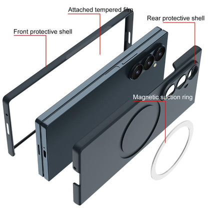 For Samsung Galaxy Z Fold7 5G GKK Integrated Ultra-thin MagSafe Phone Case(Silver) - Galaxy Z Fold7 5G Cases by GKK | Online Shopping UK | buy2fix