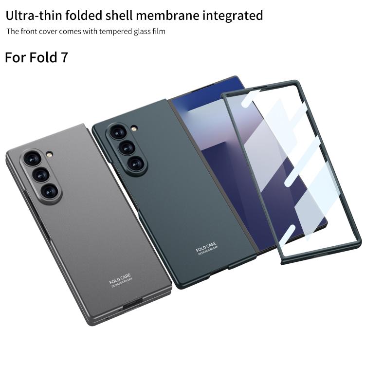 For Samsung Galaxy Z Fold7 5G GKK Integrated Ultra-thin Full Coverage Protective Case(Titanium Grey) - Galaxy Z Fold7 5G Cases by GKK | Online Shopping UK | buy2fix