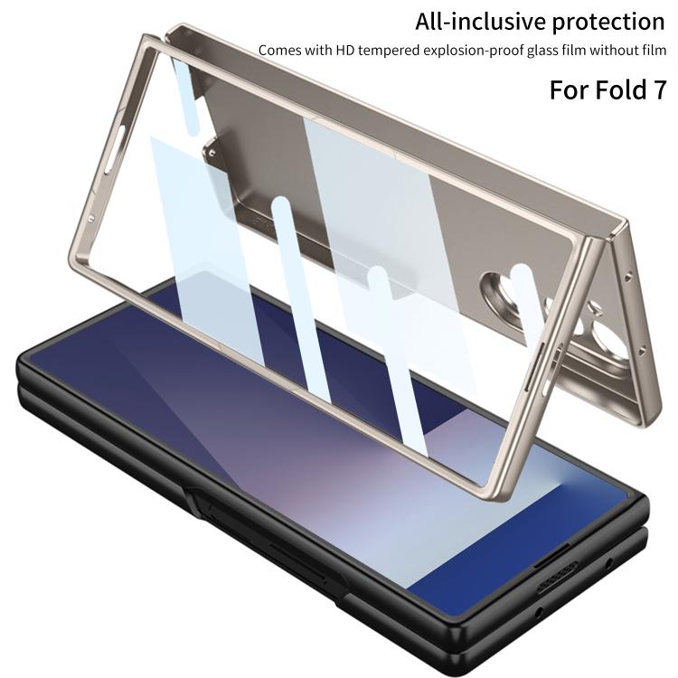 For Samsung Galaxy Z Fold7 5G GKK Integrated Ultra-thin Full Coverage Protective Case(Black) - Galaxy Z Fold7 5G Cases by GKK | Online Shopping UK | buy2fix