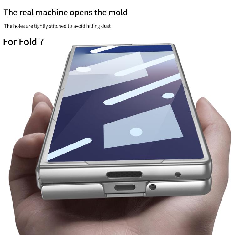 For Samsung Galaxy Z Fold7 5G GKK Integrated Ultra-thin Full Coverage Protective Case(Silver) - Galaxy Z Fold7 5G Cases by GKK | Online Shopping UK | buy2fix
