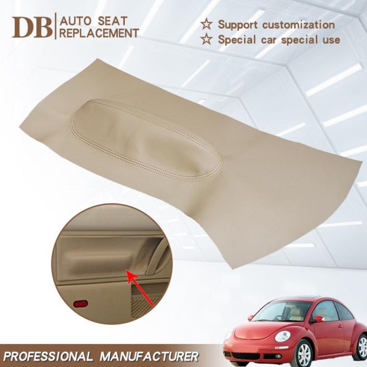 2pcs/Set Car Modified Microfiber Leather Door Panel Cover for Volkswagen Beetle 1998-2010(Black) - Car Interior Mouldings by buy2fix | Online Shopping UK | buy2fix