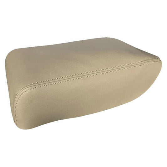 Car Central Armrest Box Protective Leather Cover for Ford Explorer 2011-2019(Beige) - Seat Accessories by buy2fix | Online Shopping UK | buy2fix
