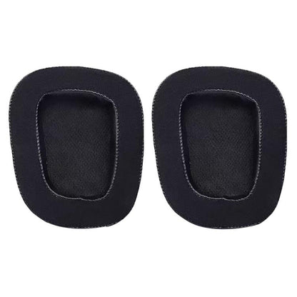 2pcs Insert Replacement Earpads For Logitech G533 / G633 / G635 / G933 / G935, Material:Protein Leather and Ice Silk Fabric(Black) - Earmuff & Pad by buy2fix | Online Shopping UK | buy2fix