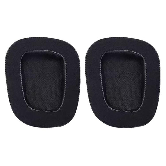 2pcs Insert Replacement Earpads For Logitech G533 / G633 / G635 / G933 / G935, Material:Protein Leather and Ice Silk Fabric(Black) - Earmuff & Pad by buy2fix | Online Shopping UK | buy2fix