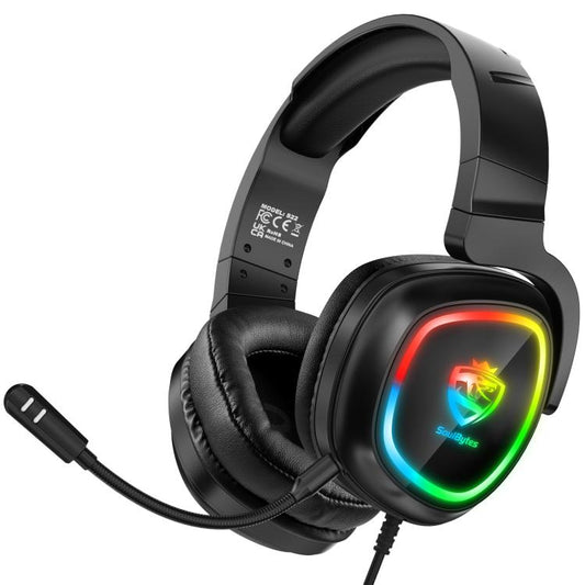 ONIKUMA S22 RGB Head-mounted Wired Gaming Earphone(Black) - Multimedia Headset by ONIKUMA | Online Shopping UK | buy2fix