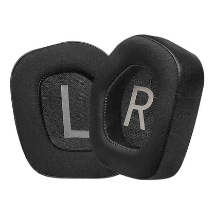 For Alienware AW988 1 Pair Ice Silk Cloth Ice Feeling Snap-on Type Earphone Covers(Black) - Earmuff & Pad by buy2fix | Online Shopping UK | buy2fix