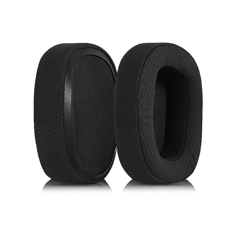 2pcs Hot Pressed Insert Replacement Earpads For Logitech G533 / G633 / G635 / G933 / G935, Material:Football Net Fabric(Black) - Earmuff & Pad by buy2fix | Online Shopping UK | buy2fix
