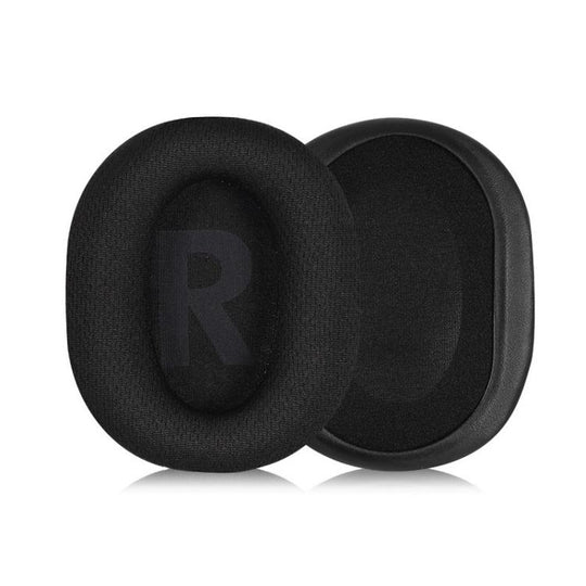 1 Pair Insert Replacement Earpads For Logitech G Pro X, Material:Plaited Interlock(Black)