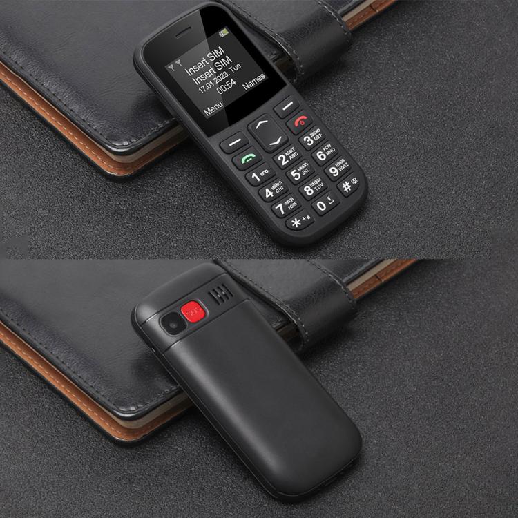 MXMID B210 Keypad Phone, 1.77 inch SC6531E, LED Flashlight, Big Keyboard Big Fonts, SOS, Network: 2G, Dual SIM, Plug:EU Plug(Red) - Others by buy2fix | Online Shopping UK | buy2fix