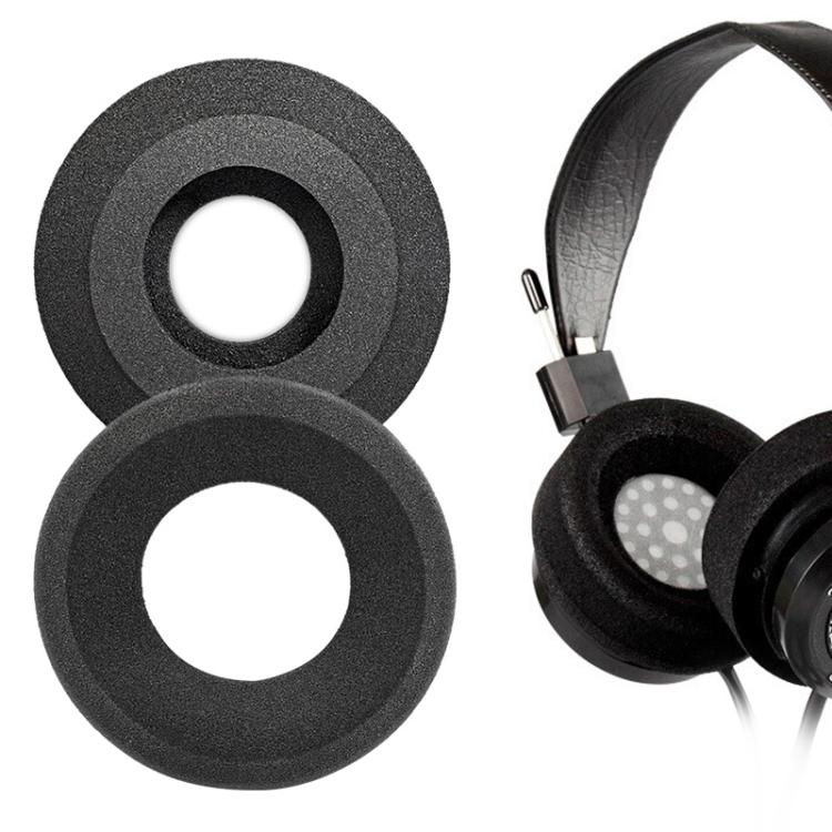 2pcs Compressed Cotton Earphone Replacement Earpads Pads For Grado GS1000i / GS1000e / GS2000e(Black) - Earmuff & Pad by buy2fix | Online Shopping UK | buy2fix